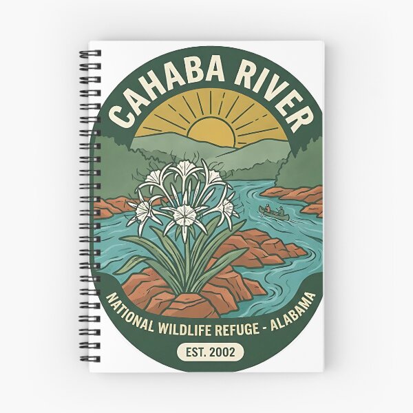 Item preview, Cahaba River National Wildlife Refuge Alabama Sticker designed and sold by DetourDgn.