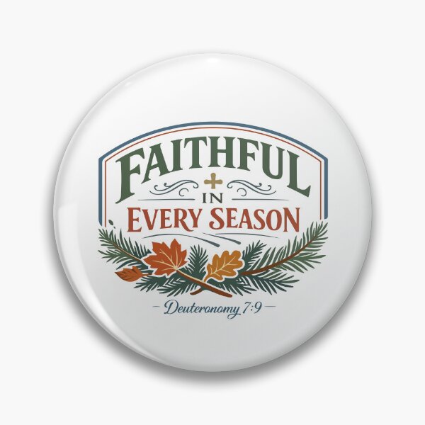 Item preview, Faithful in Every Season Autumn Typography  designed and sold by stylishdzign.