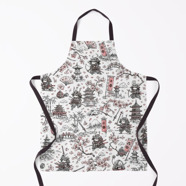 Item preview, Samurai Sakura Doodle – Cherry Blossom Warrior Pattern designed and sold by i-corp.