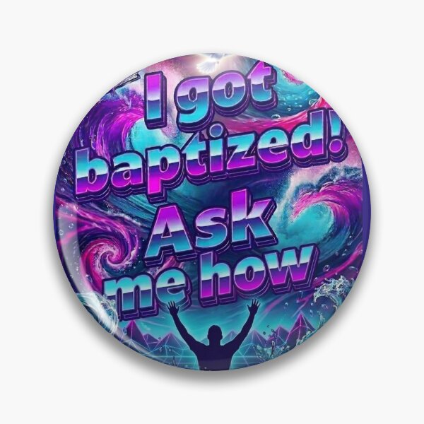Item preview, Be Bold: I Got Baptized! (Purple) designed and sold by Tracie J.