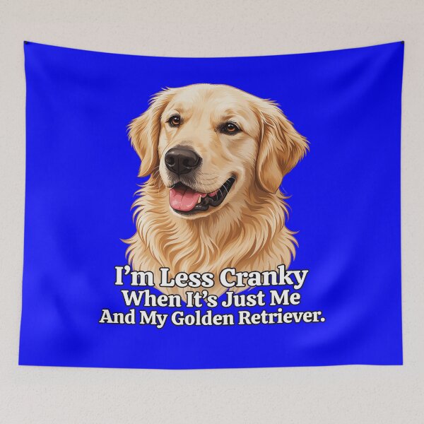 Item preview, Golden Retriever I’m Less Cranky When It’s Just Me And My Golden Retriever  designed and sold by fantasticdesign.