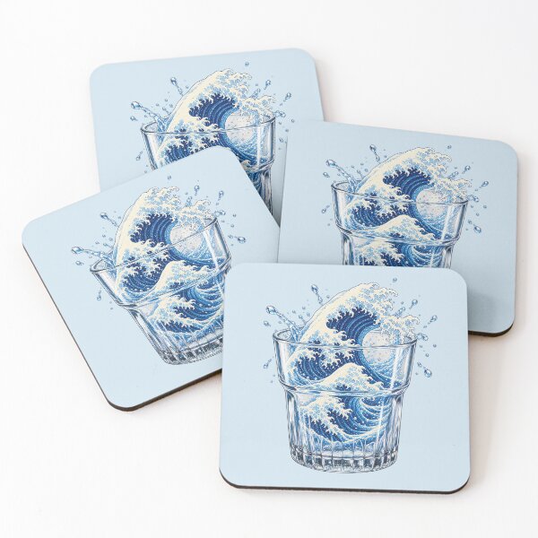 Item preview, Storm in a teacup - Great Wave designed and sold by Pop Pantheon & Trim Team.