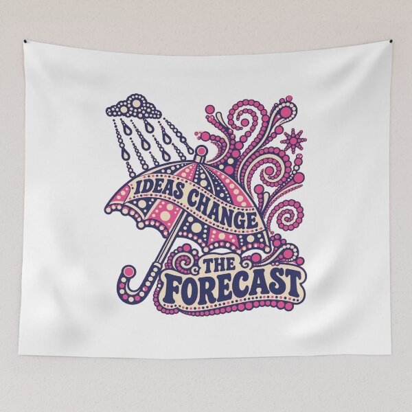 Item preview, International Dot Day Umbrella – Ideas Change the Forecast Dot Mosaic designed and sold by Jaani-T.