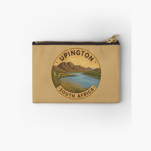 Item preview, Upington  Sticker – South Africa Round Badge designed and sold by The Digital Compass.
