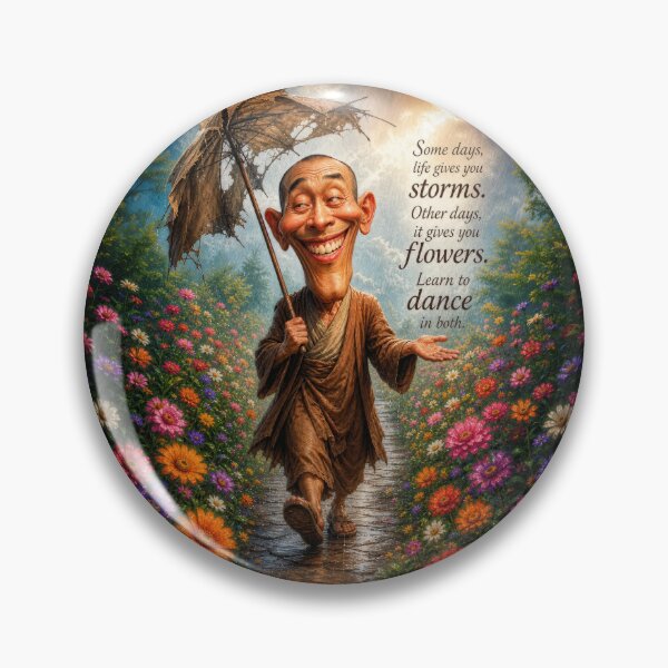 Item preview, Peaceful Mindset Delicate Flowers in the Storm designed and sold by The Brother Wu Collection.