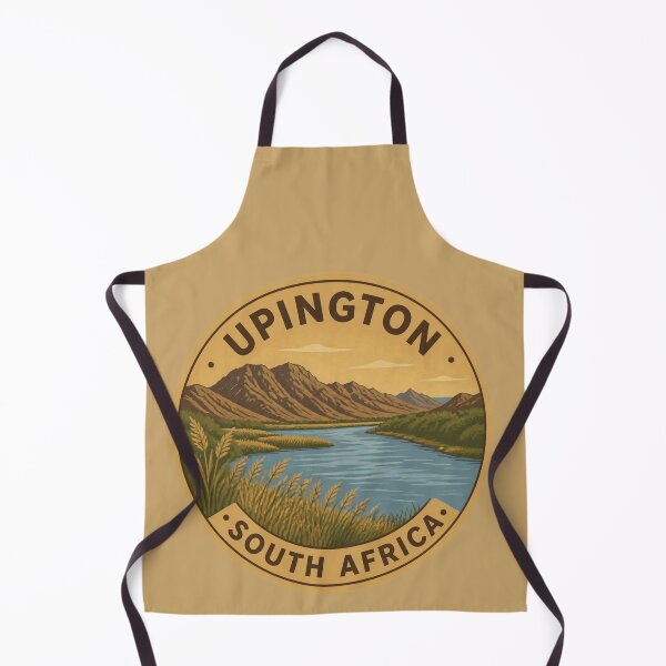 Item preview, Upington Sticker – South Africa Round Badge designed and sold by The Digital Compass.