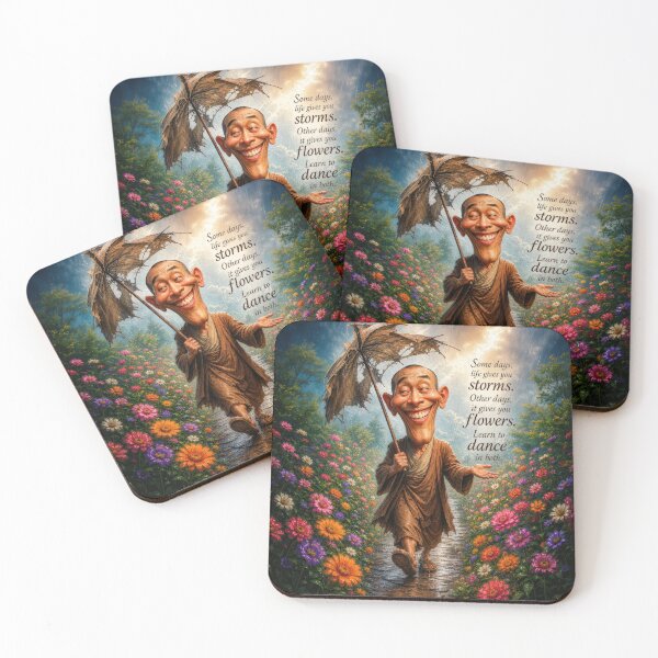 Item preview, Peaceful Mindset Delicate Flowers in the Storm designed and sold by The Brother Wu Collection.