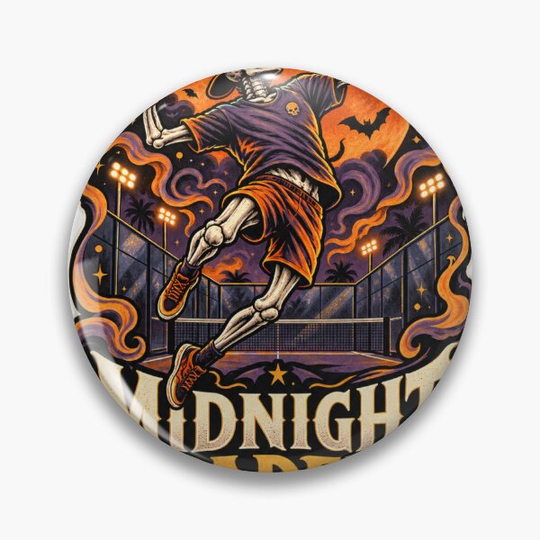 Item preview, Halloween Padel Skeleton – Midnight Padel Society designed and sold by Funnydesign4u.