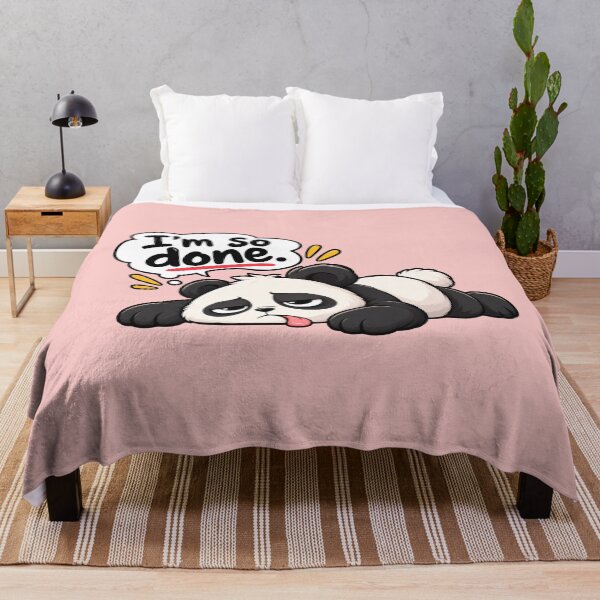 Item preview, I'm So Done Funny Panda Meme designed and sold by StickyDelights.