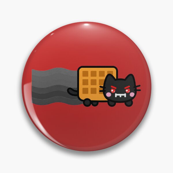 Item preview, Cute Vampire Waffle Nyan Cat Retro Internet Meme Y2K Nostalgia designed and sold by TrxshWear.
