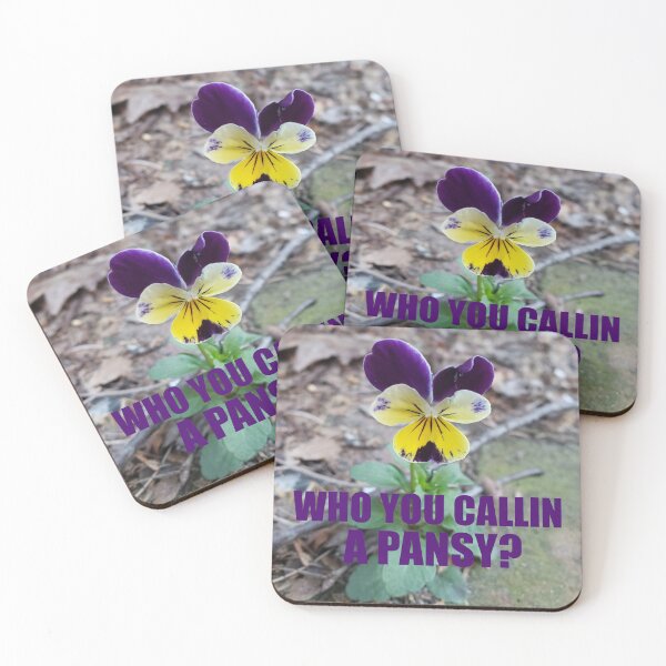 Item preview, Thug Pansy (Who You Callin a Pansy?) designed and sold by concretebotany.