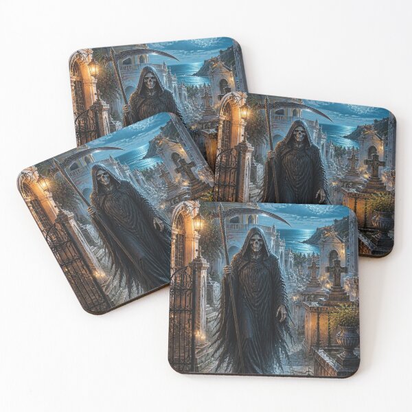 Item preview, Grim Reaper Old San Juan Coastal Cemetery designed and sold by MyE Trendz.