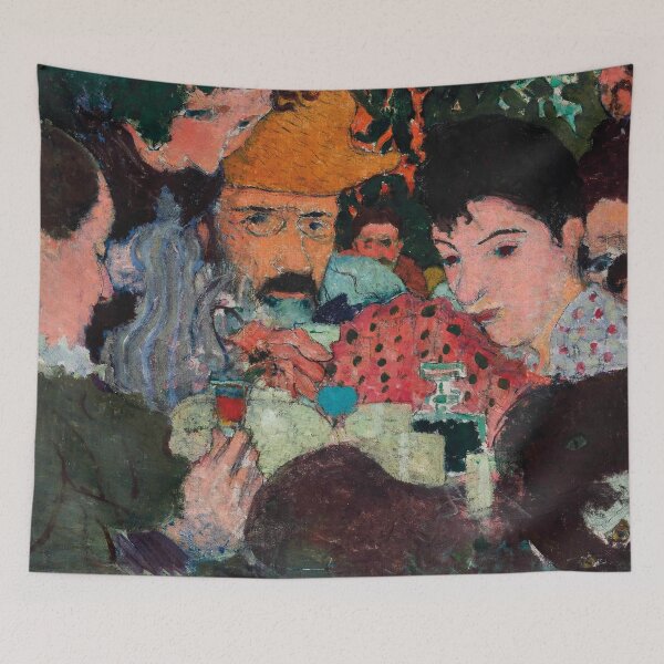 Item preview, Vintage French Art Print, Gouter au Jardin Garden Scene, Pierre Bonnard designed and sold by RickE.