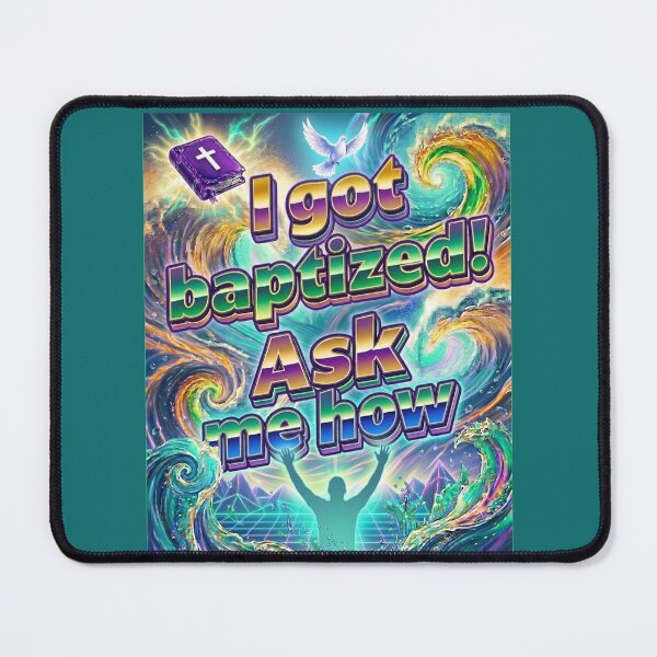 Item preview, Retro Be Bold: I Got Baptized! (Green) designed and sold by Tracie J.