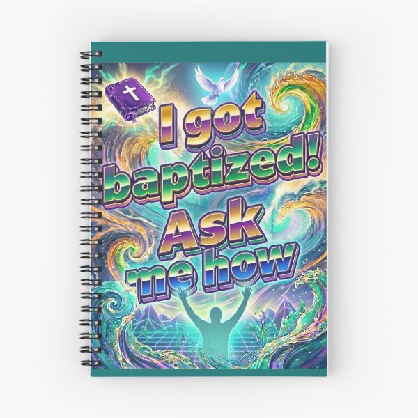 Item preview, Retro Be Bold: I Got Baptized! (Green) designed and sold by Tracie J.