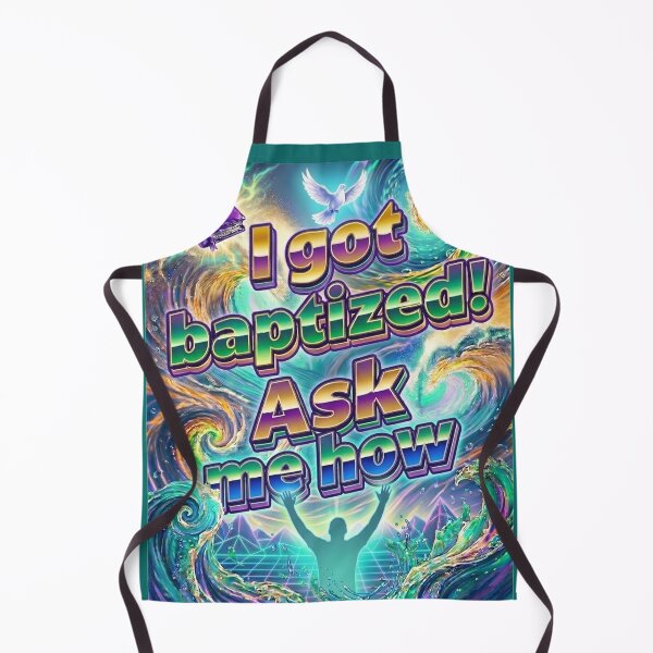 Item preview, Retro Be Bold: I Got Baptized! (Green) designed and sold by Tracie J.