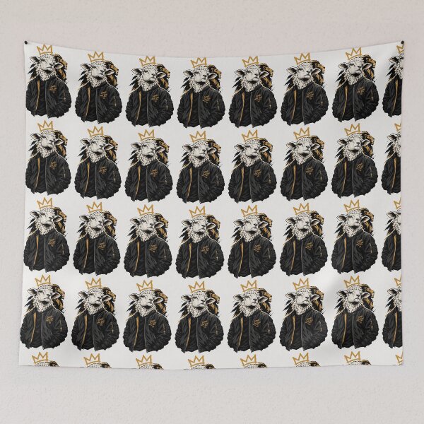Item preview, King Sheep Lamb Gold Crown Urban Streetwear designed and sold by Ink-verse-.