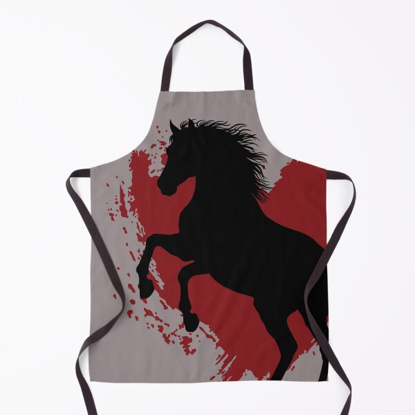 Item preview, The silhouette of a rearing Abbayan horse and a heart designed and sold by Cheval-de-coeur.