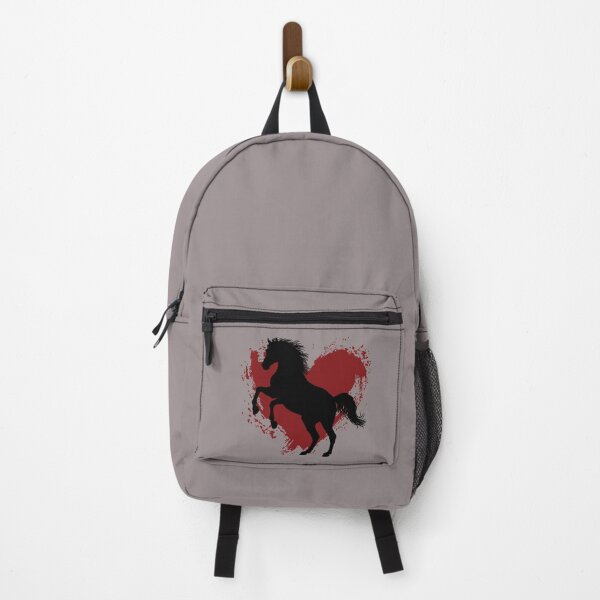 Item preview, La silueta de un caballo abbayano encabritado y un corazón designed and sold by Cheval-de-coeur.