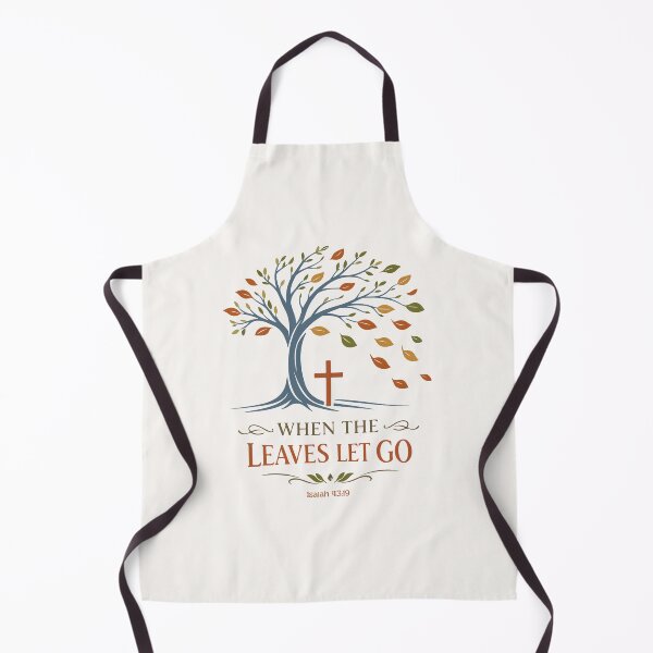 Item preview, When the Leaves Let Go Autumn Typography designed and sold by stylishdzign.