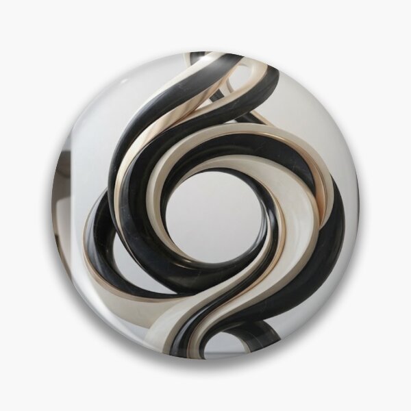 Item preview, Sculptural Wealth in Motion Abstract Swirl designed and sold by Zaramodo.
