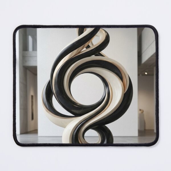 Item preview, Sculptural Wealth in Motion Abstract Swirl designed and sold by Zaramodo.