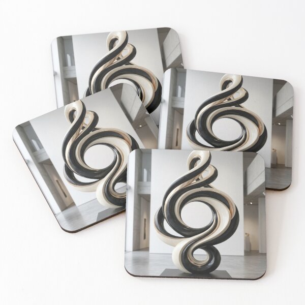 Item preview, Sculptural Wealth in Motion Abstract Swirl designed and sold by Zaramodo.