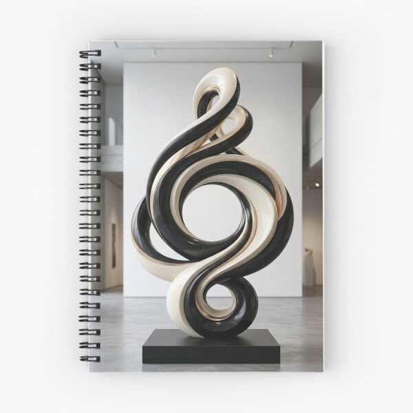 Item preview, Sculptural Wealth in Motion Abstract Swirl designed and sold by Zaramodo.