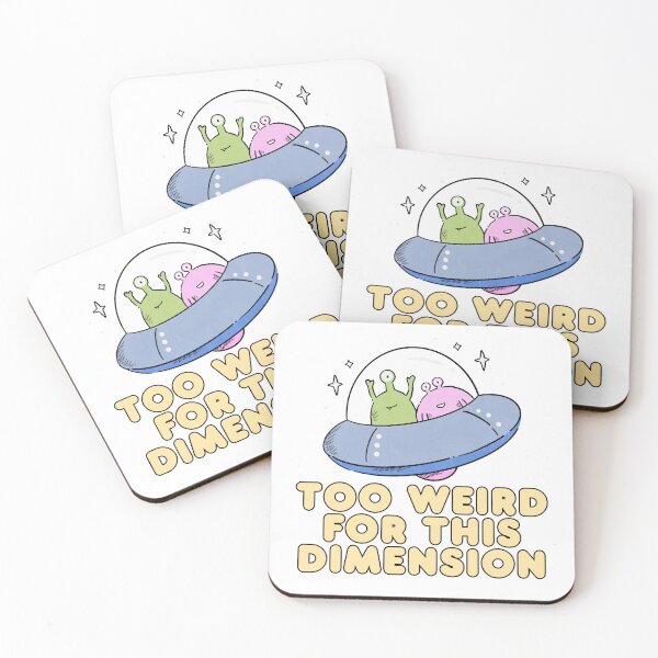 Item preview, Too Weird for This Dimension Alien Humor designed and sold by jianina-alondra.