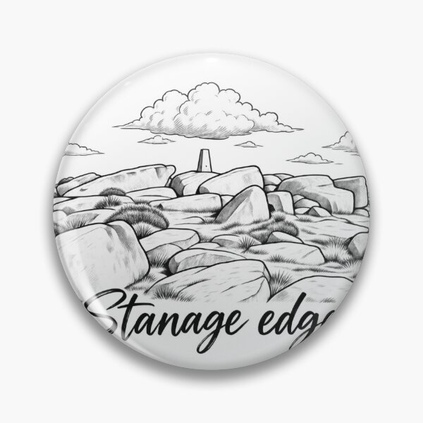 Item preview, Stanage Edge Peak District – Gritstone Ridge Line Art designed and sold by Tee Visions.
