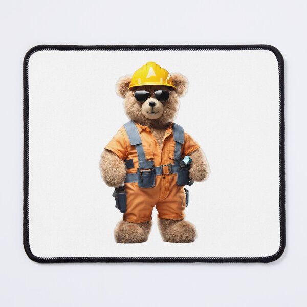 Item preview, Construction Worker Teddy Bear designed and sold by Fredster1966.