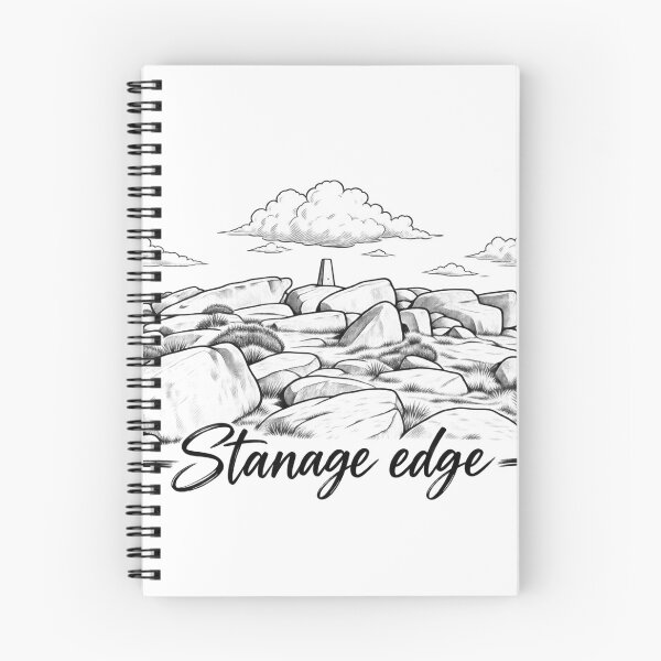 Item preview, Stanage Edge Peak District – Gritstone Ridge Line Art designed and sold by Tee Visions.