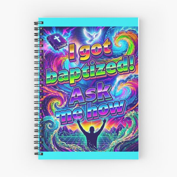 Item preview, Retro Be Bold: I Got Baptized! (Aqua) designed and sold by Tracie J.