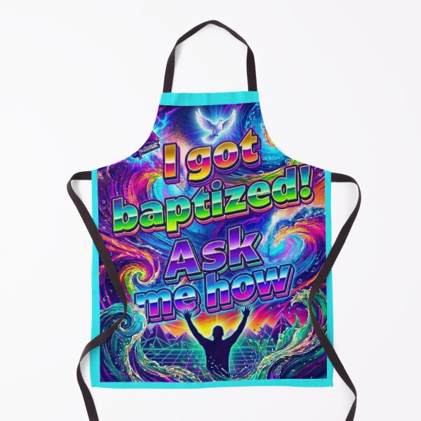 Item preview, Retro Be Bold: I Got Baptized! (Aqua) designed and sold by Tracie J.