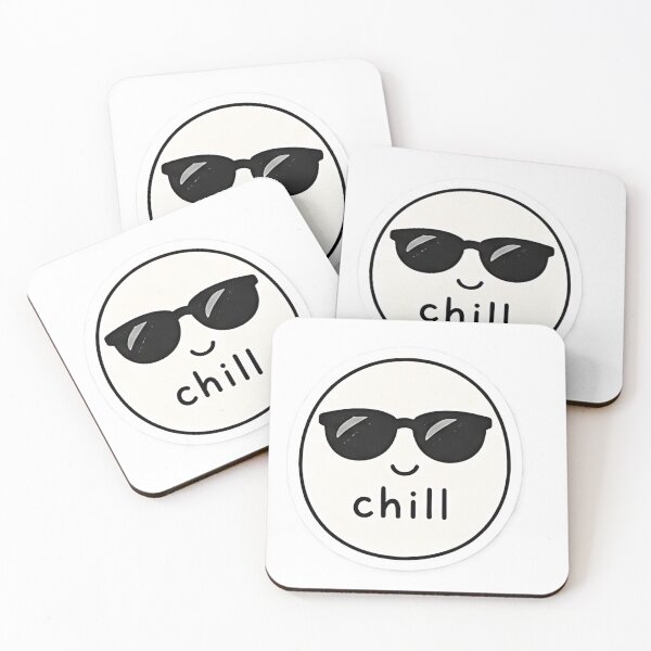Item preview, Chill Sunglasses Smiley Face Sticker designed and sold by HamieStudio.