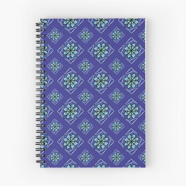Item preview, Teal and Blue diamonds on blue background designed and sold by Nana Dancer Designs.