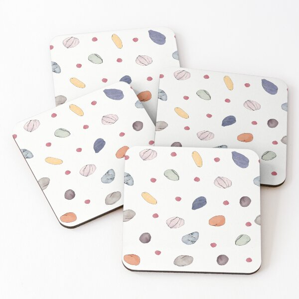 Item preview, Colorful stones pattern. Hand painted. Watercolor designed and sold by Origillus.
