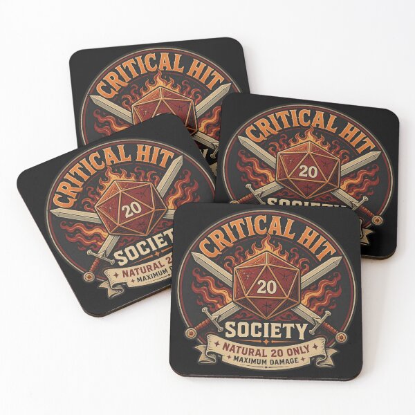 Item preview, Critical Hit Society Natural 20 - 80s Retro RPG Club Shirt designed and sold by Dice_Goblin_Studio.