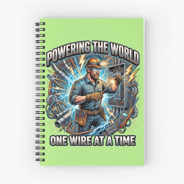 Item preview, Electrician Powering The World – Electrical Worker designed and sold by PixelStyle Studio.