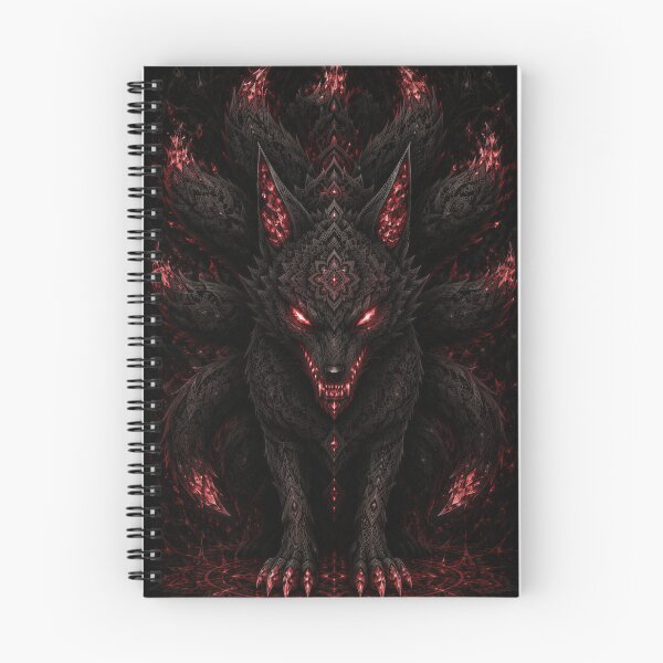 Item preview, Dark Nine Tailed Kitsune Fox Art designed and sold by hyperbeast store.