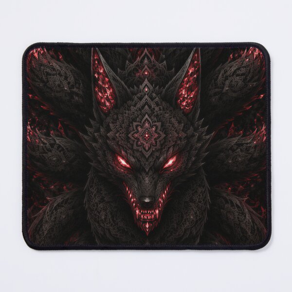 Item preview, Dark Nine Tailed Kitsune Fox Art designed and sold by hyperbeast store.