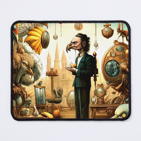 Item preview, Science Fiction Fantasy Bird Man Surreal Steampunk World designed and sold by DEC02.