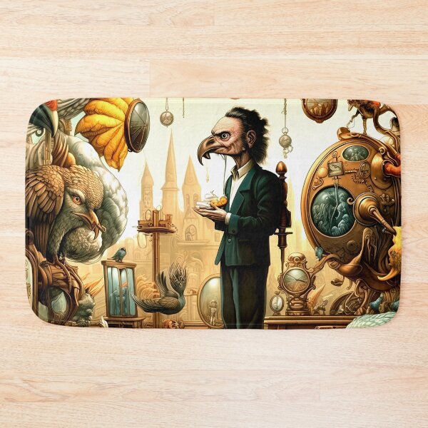 Item preview, Science Fiction Fantasy Bird Man Surreal Steampunk World designed and sold by DEC02.
