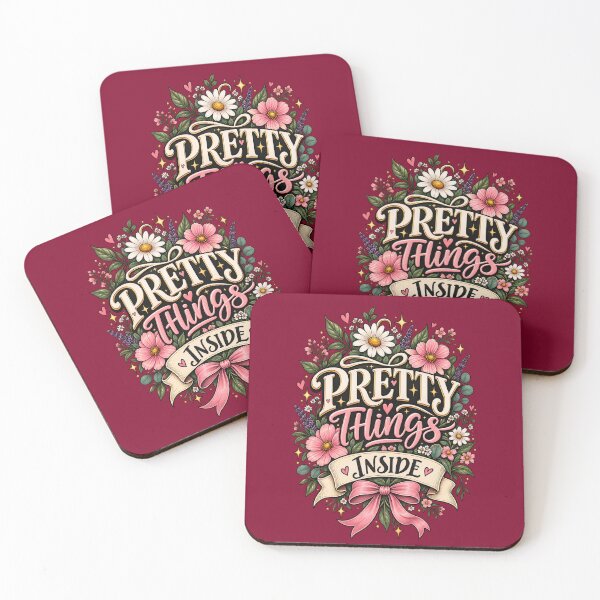 Item preview, Pretty Things Inside Floral Typography  designed and sold by IndianShopper.