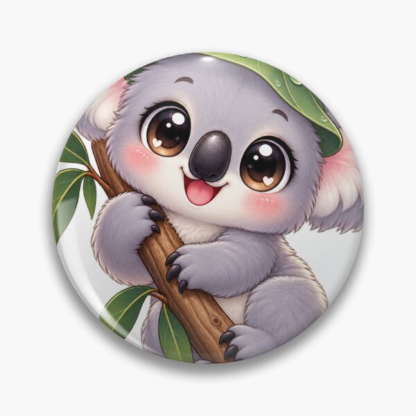 Item preview, Cute Koala Kawaii Chibi Baby Animal Sticker Design designed and sold by VoidDraft.