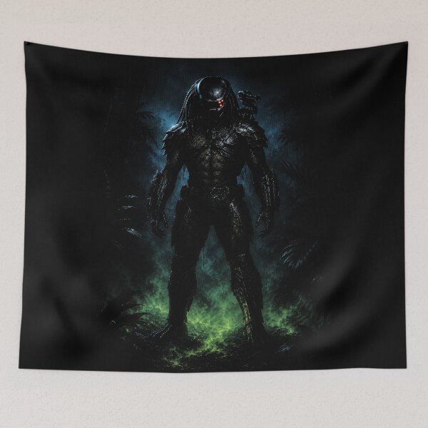 Item preview, Alien Hunter Jungle Warrior Art designed and sold by The Mellonaire.