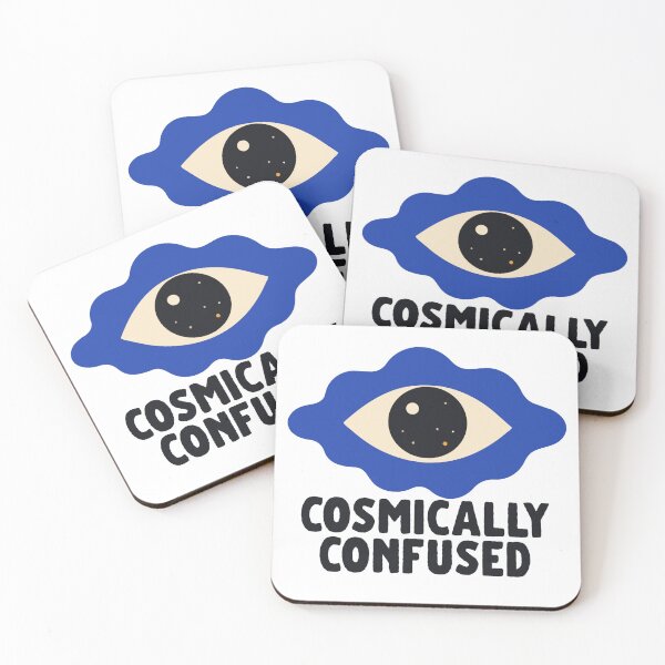 Item preview, Cosmically Confused Funny Existential Space Quote designed and sold by jianina-alondra.