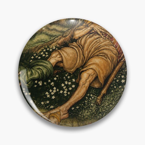 Item preview, Vintage Ogre Wall Art, Arthur Rackham Fairy Tale Illustration, Classic Storybook Fantasy designed and sold by RickE.