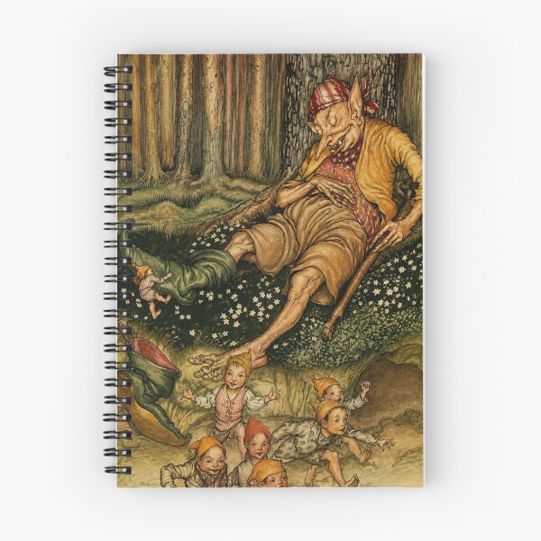 Item preview, Vintage Ogre Wall Art, Arthur Rackham Fairy Tale Illustration, Classic Storybook Fantasy designed and sold by RickE.