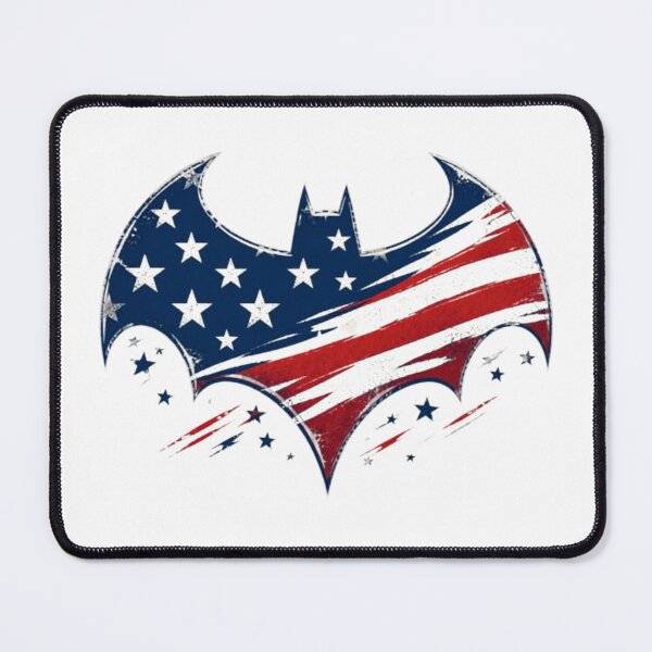 Item preview, Distressed American Flag Batman Logo – Patriotic Superhero Symbol designed and sold by PoppaBear71.